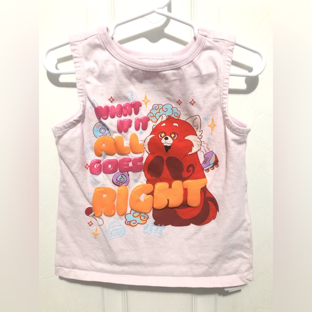 Disney Turning Red tank top size 3t